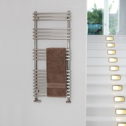Windsor stainless steel towel rail in brushed matt finish